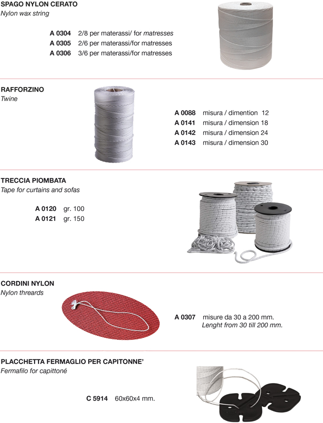 Corde Trecce - String tapes Cords 2